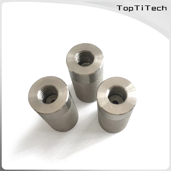 Sintered porous titanium filter tube06 Sintered porous titanium filter tube06