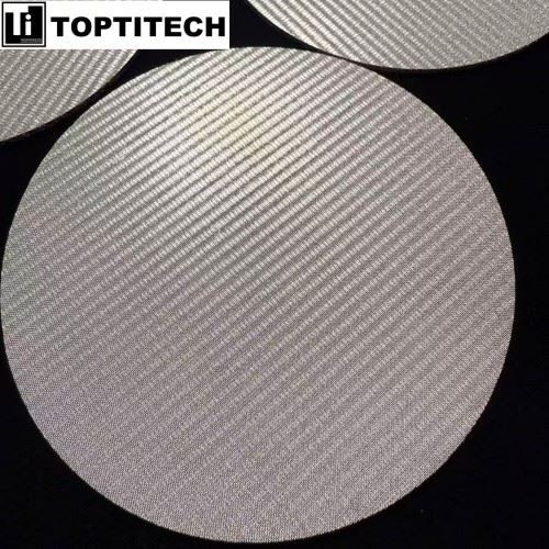 100um High-temp SS316L Wire Mesh Filter Plate For Viscous Liquids Filtration factory