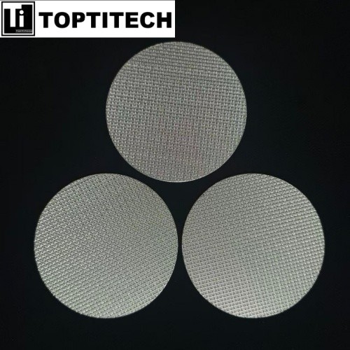 100um High-temp SS316L Wire Mesh Filter Plate For Viscous Liquids Filtration high quality