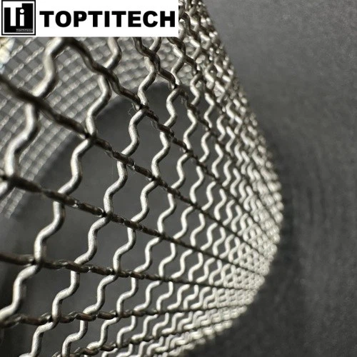 5*5mm Square Hole Titanium Woven Mesh For Beverage Filtering