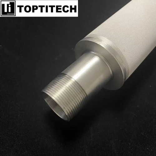 φ80mm SS316L Sintered Porous Filter Cylinder For Decarburization Filtration factory