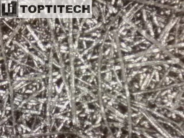06mm Thickness Titanium Fiber Felt in Drawing Process 6 06mm Thickness Titanium Fiber Felt in Drawing Process 6