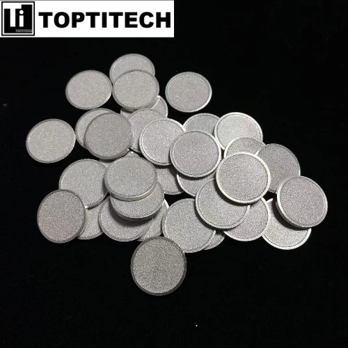 Sintered SS316L Powder Filter Discs with a 1mm Ring Outside 2 Sintered SS316L Powder Filter Discs with a 1mm Ring Outside 2