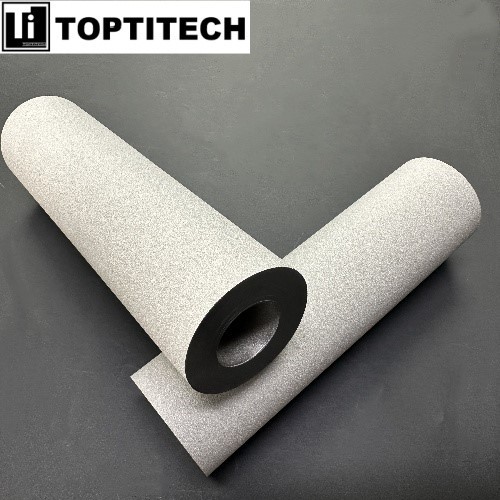 95mm thick titanium sintered filter element with openings at both ends 95mm thick titanium sintered filter element with openings at both ends