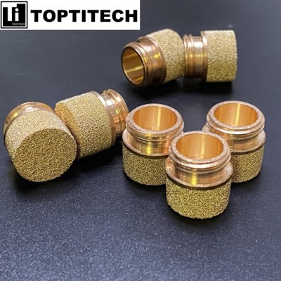35 Microns Sintered Bronze Muffler Silencer