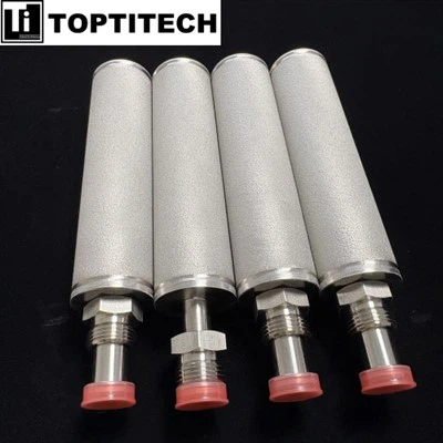 5 Microns Stainless Steel Powder Filter Cartridges With VCR 1/2" Interfaces