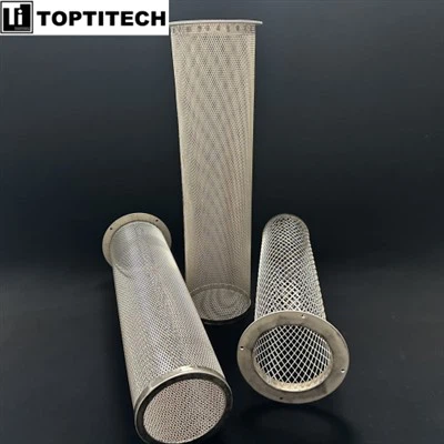 Dia150mm Titanium Expanded Mesh Screen Filter