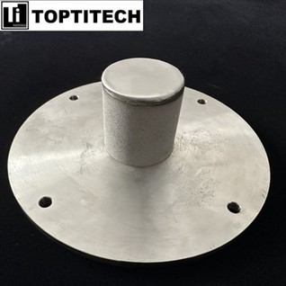 Sintered Inconel600 Powder Porous Metal Filter With Flange